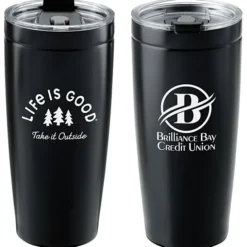 Life is Good Vacuum Tumbler - 20 oz - Outside