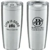 Life is Good Vacuum Tumbler - 20 oz - Outside