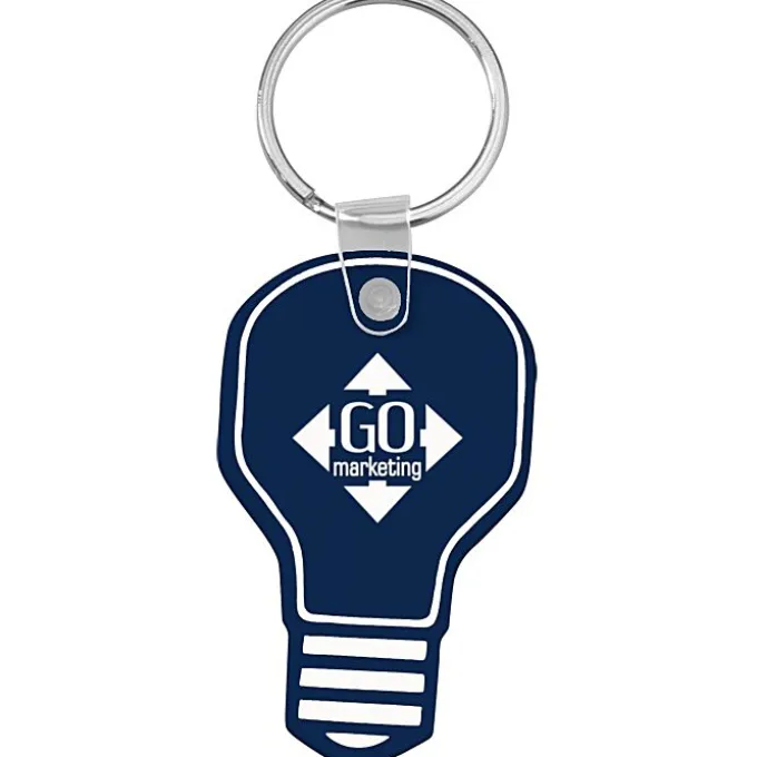 Light Bulb Soft Keychain - Opaque