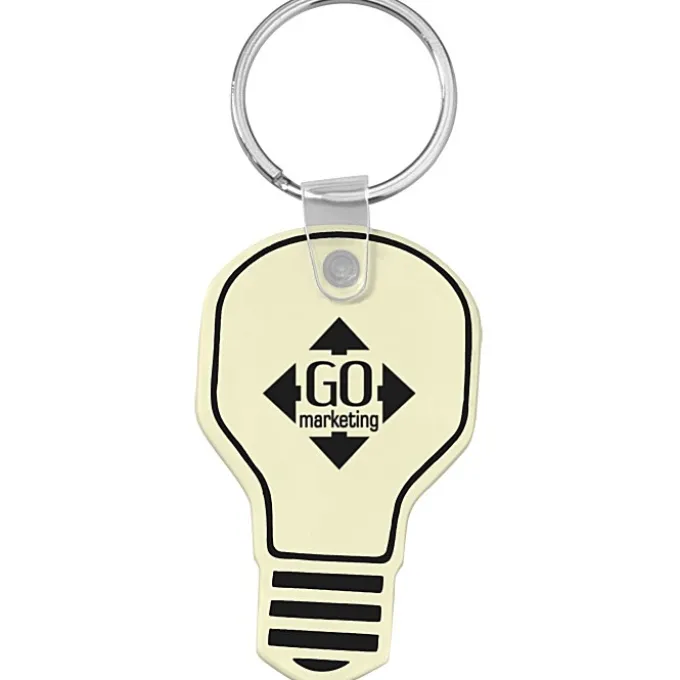 Light Bulb Soft Keychain - Opaque