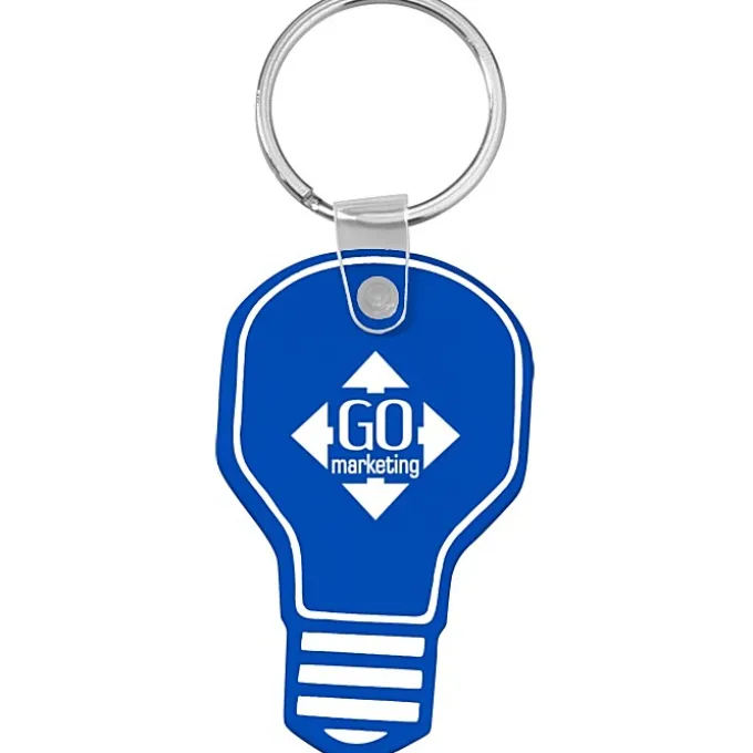 Light Bulb Soft Keychain - Opaque