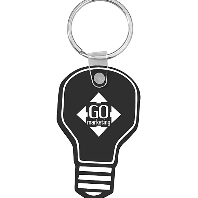 Light Bulb Soft Keychain - Opaque