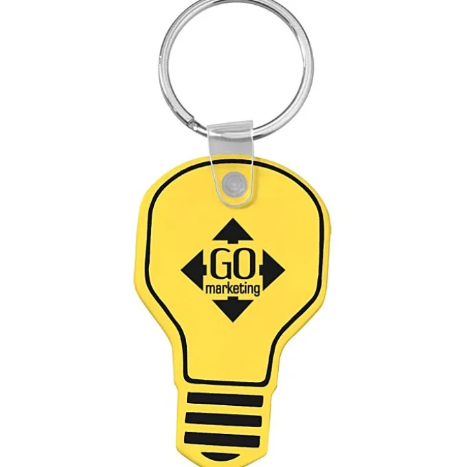 Light Bulb Soft Keychain - Opaque