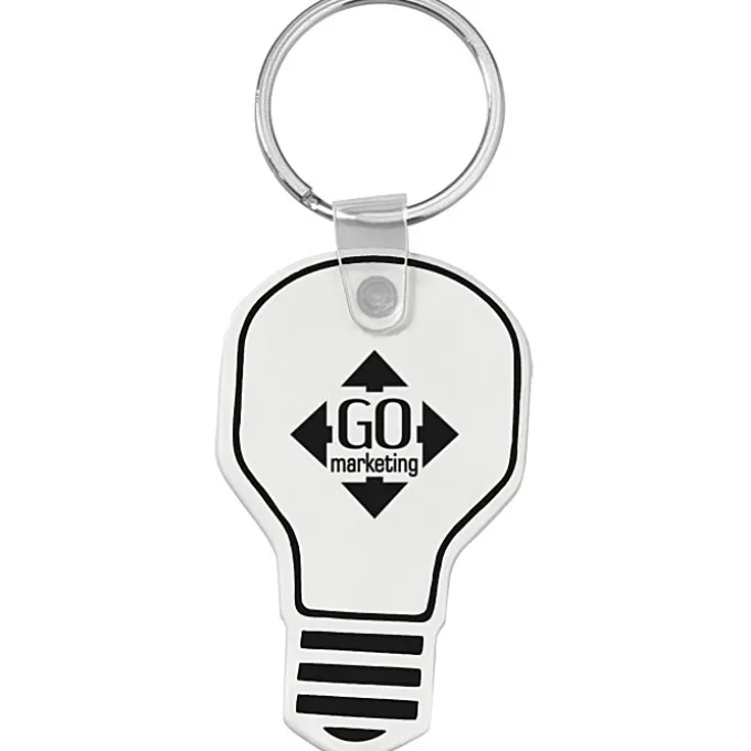 Light Bulb Soft Keychain - Opaque