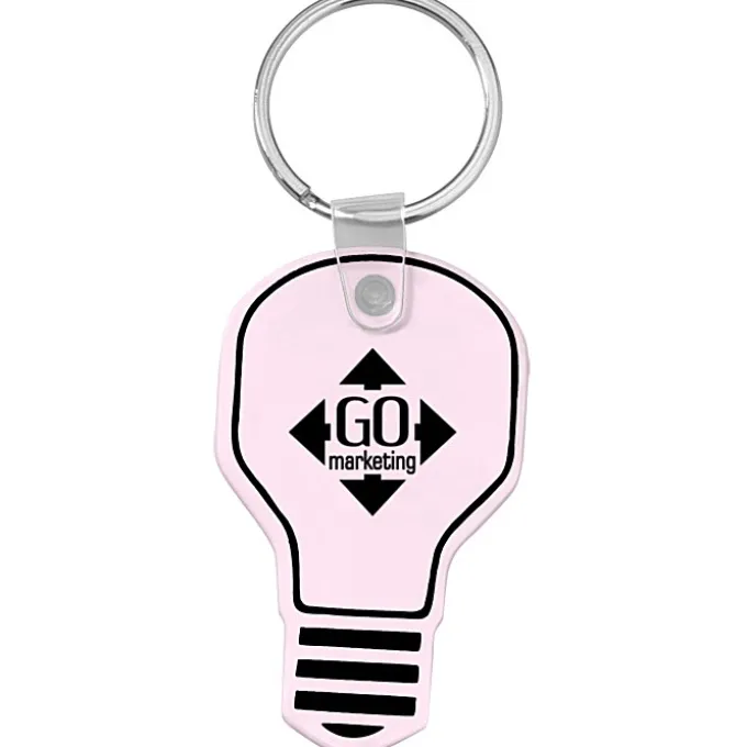 Light Bulb Soft Keychain - Opaque