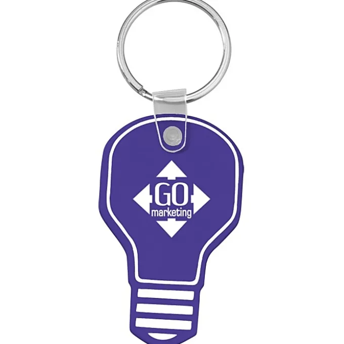 Light Bulb Soft Keychain - Opaque