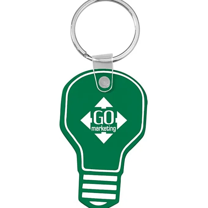 Light Bulb Soft Keychain - Opaque