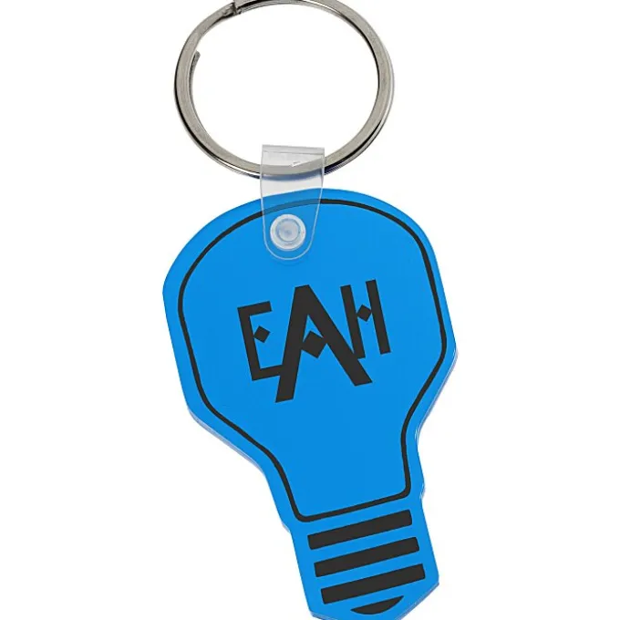 Light Bulb Soft Keychain - Translucent
