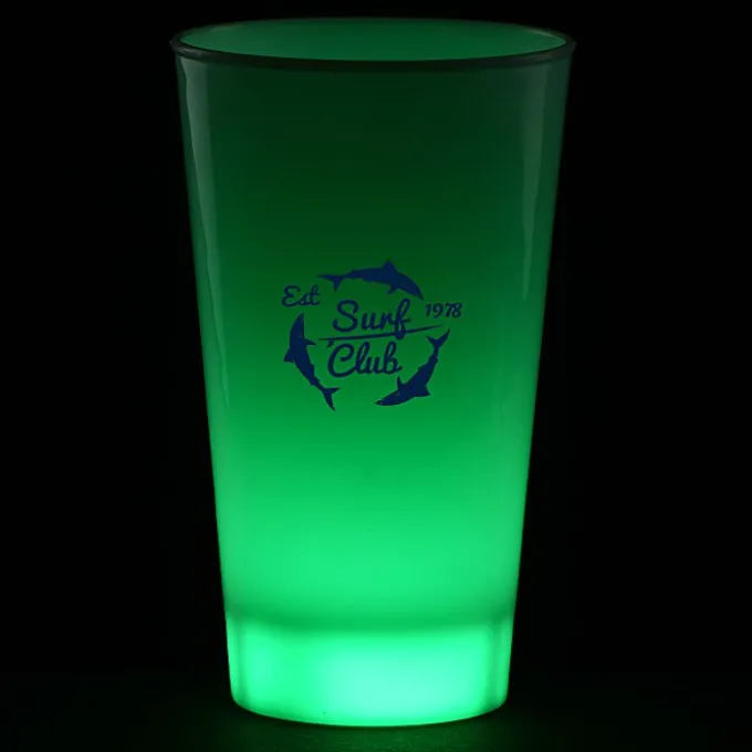 Light-Up Frosted Glass - 17 oz. - Solid - 24 hr