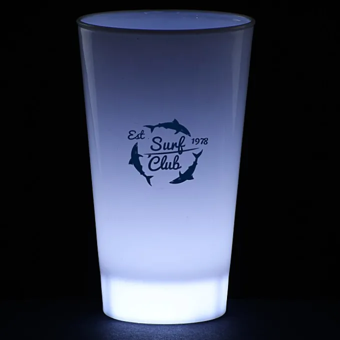 Light-Up Frosted Glass - 17 oz. - Solid - 24 hr