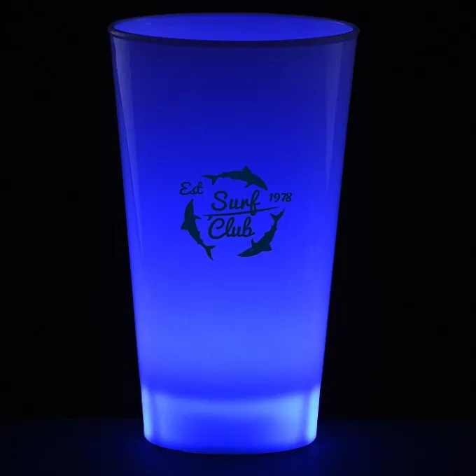 Light-Up Frosted Glass - 17 oz. - Solid - 24 hr