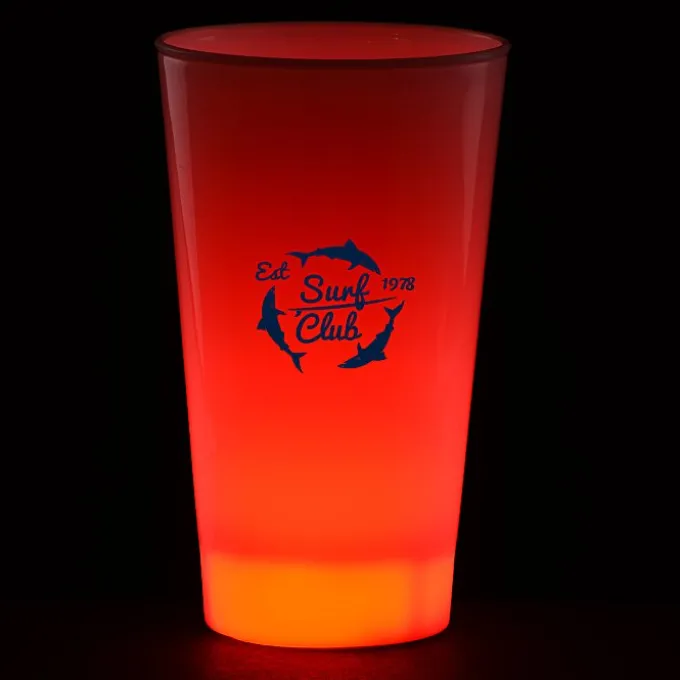 Light-Up Frosted Glass - 17 oz. - Solid