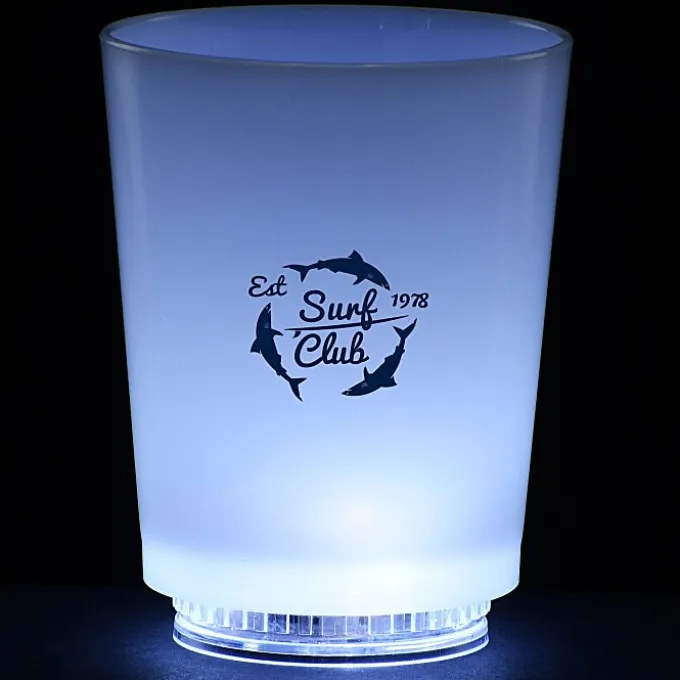 Light-Up Frosted Glass - 11 oz. - Solid - 24 hr