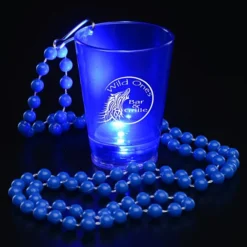 Light-Up Shot Glass on Beaded Necklace - 2 oz. - 24 hr