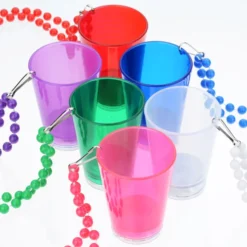 Light-Up Shot Glass on Beaded Necklace - 2 oz. - 24 hr
