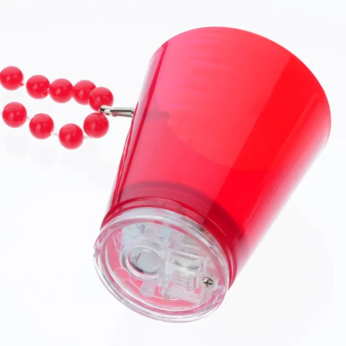 Light-Up Shot Glass on Beaded Necklace - 2 oz. - 24 hr