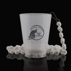 Light-Up Shot Glass on Beaded Necklace - 2 oz