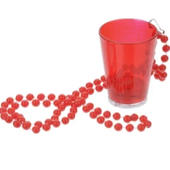 Light-Up Shot Glass on Beaded Necklace - 2 oz