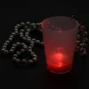 Light-up Shot Glass on Beaded Necklace - 2 oz - Multi