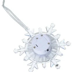 Light-Up Snowflake Photo Ornament