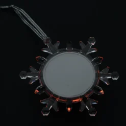 Light-Up Snowflake Photo Ornament