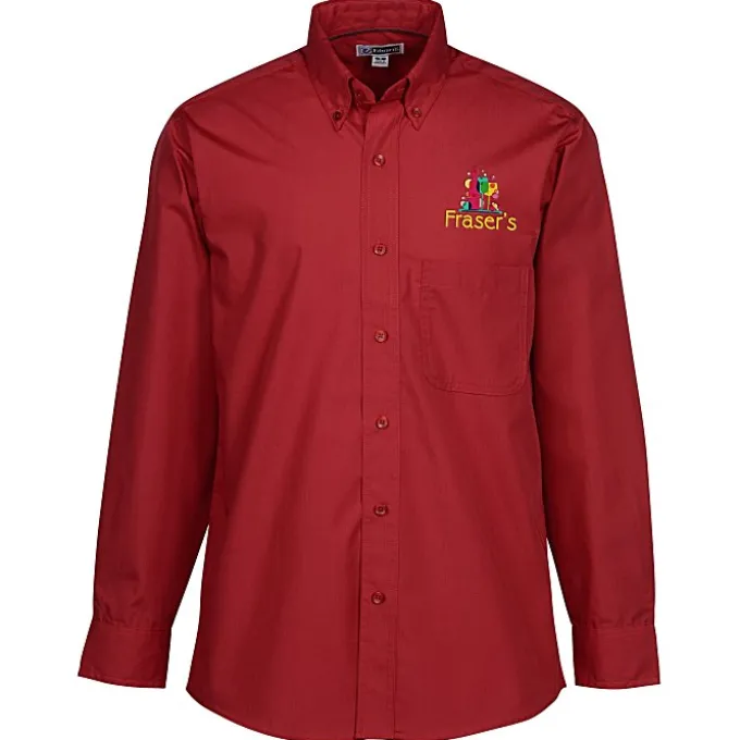 Lightweight Easy Care Poplin Shirt - Men's