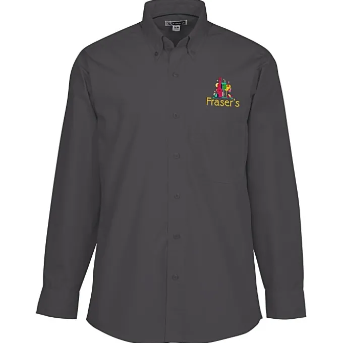 Lightweight Easy Care Poplin Shirt - Men's