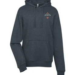 Lightweight Heathered Fleece Hoodie - Men's - Embroidered