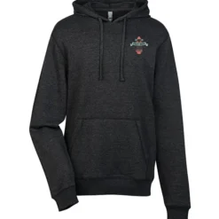 Lightweight Heathered Fleece Hoodie - Men's - Embroidered