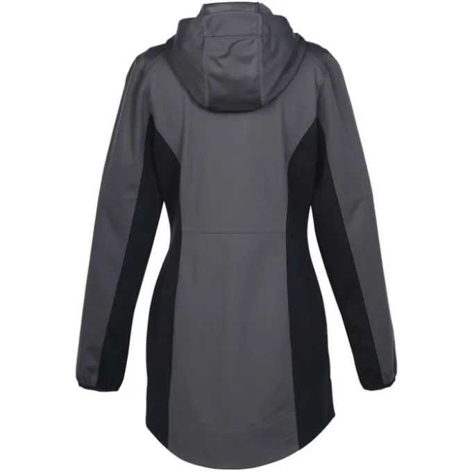 Lightweight Hooded Colorblock Soft Shell Jacket - Ladies'