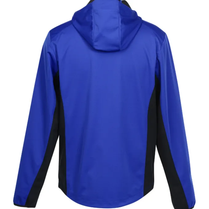 Lightweight Hooded Colorblock Soft Shell Jacket - Men's - 24 hr