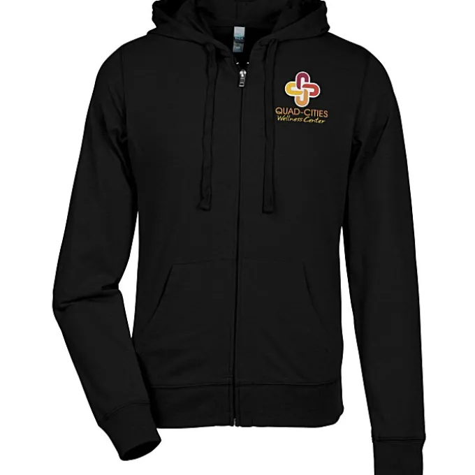 Lightweight Jersey Full-Zip Hoodie - Men's - Embroidered