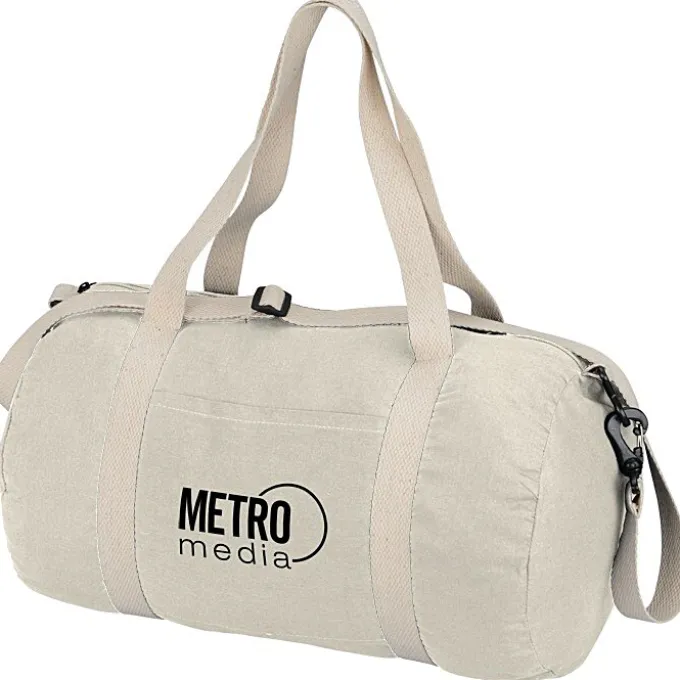 Lightweight 5-oz Cotton Barrel Duffel