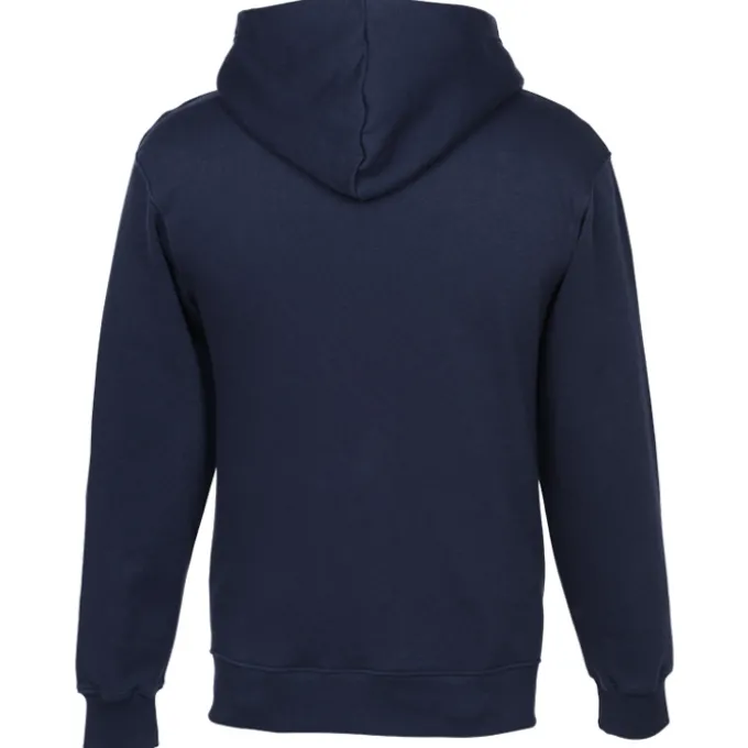 Lightweight 7-oz Fleece Full-Zip Hoodie - Embroidered