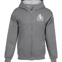 Lightweight 7-oz Fleece Full-Zip Hoodie - Screen
