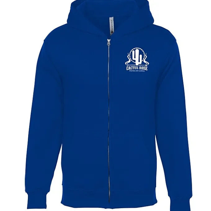 Lightweight 7-oz Fleece Full-Zip Hoodie - Screen