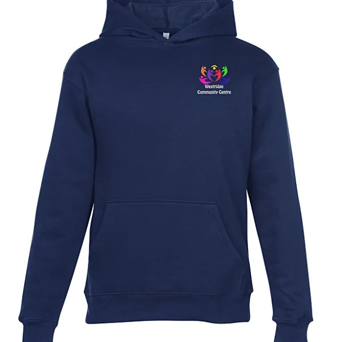 Lightweight 7 oz. Fleece Hoodie - Embroidered