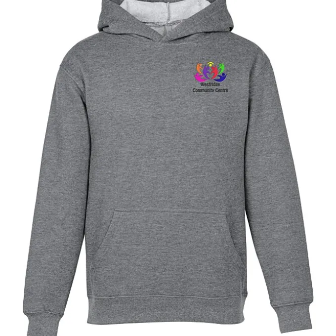 Lightweight 7 oz. Fleece Hoodie - Embroidered