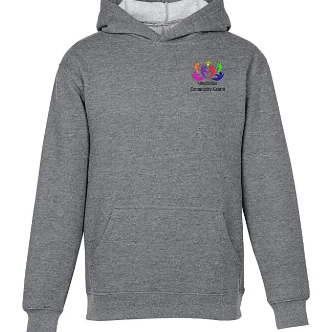 Lightweight 7 oz. Fleece Hoodie - Embroidered