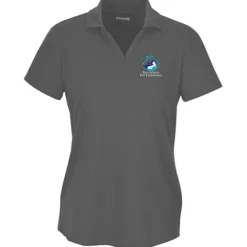 Lightweight Performance Split V-Neck Polo - Ladies'