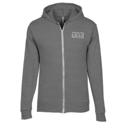 Lightweight Tri-Blend Full-Zip Hoodie - Screen