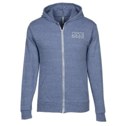 Lightweight Tri-Blend Full-Zip Hoodie - Screen