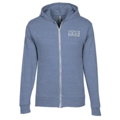 Lightweight Tri-Blend Full-Zip Hoodie - Screen
