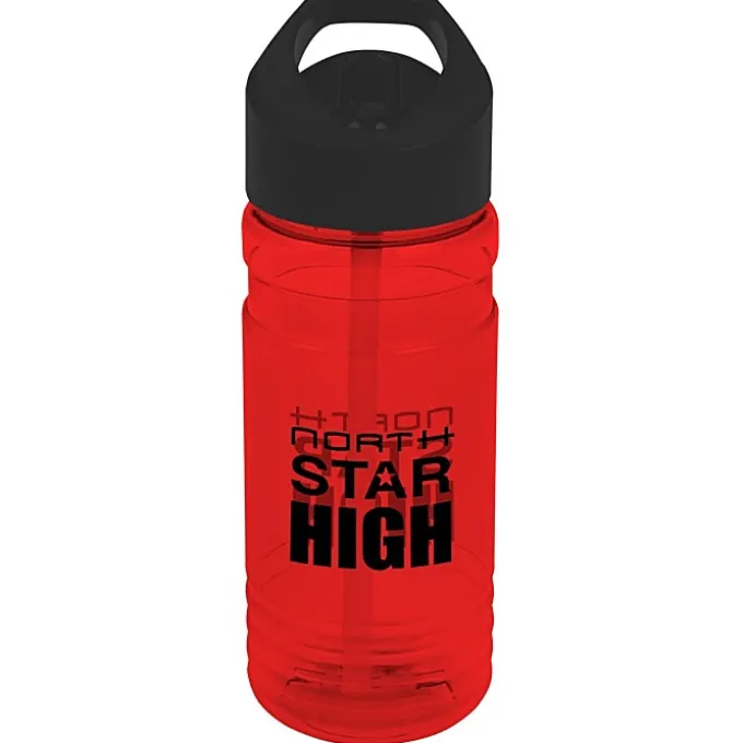 Line Up Bottle with Flip Straw Lid - 20 oz