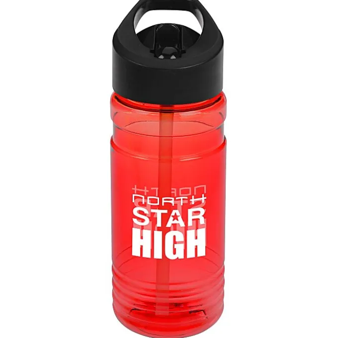Line Up Bottle with Flip Straw Lid - 20 oz
