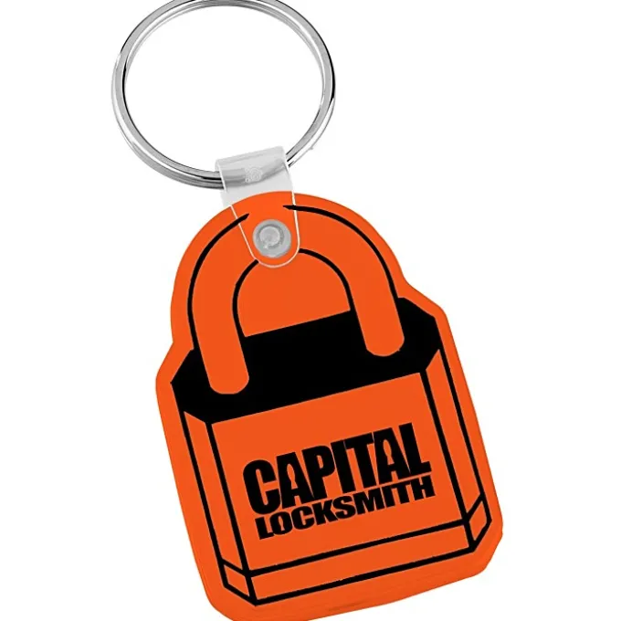 Lock Soft Keychain - Translucent