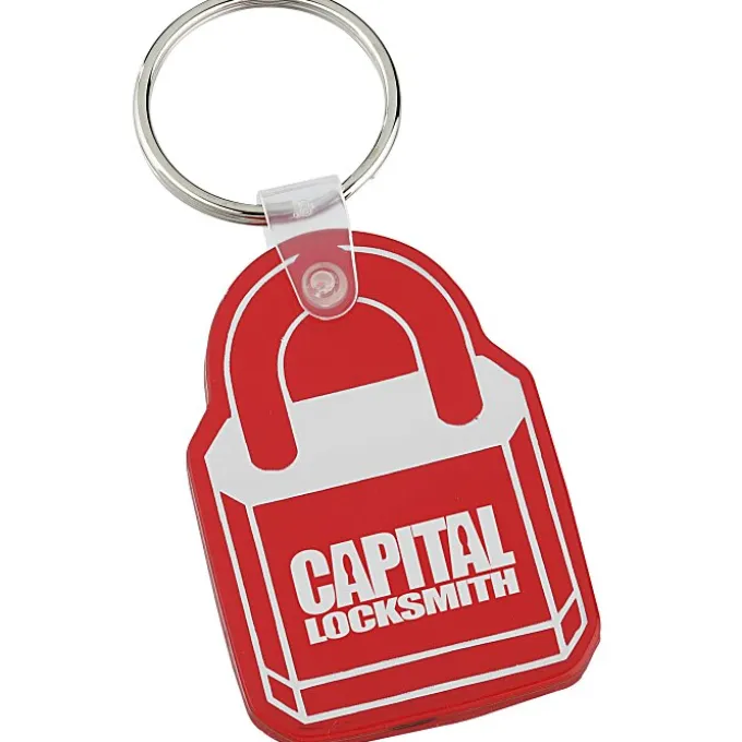 Lock Soft Keychain - Translucent