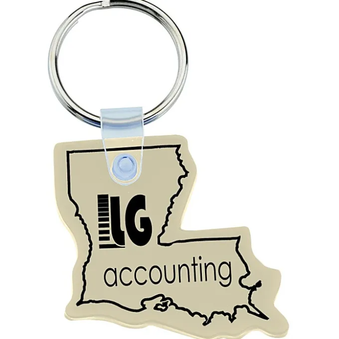 Louisiana Soft Keychain - Opaque