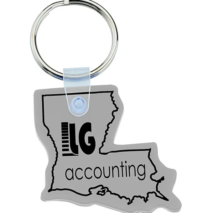 Louisiana Soft Keychain - Opaque