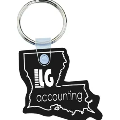 Louisiana Soft Keychain - Opaque